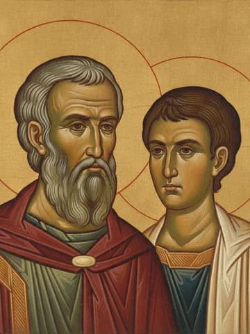 Illustration of Martyrs Anicetas and Photius of Nicomedia (305)