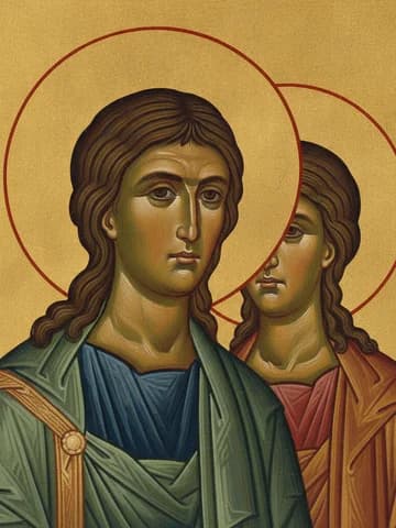 Illustration of Martyrs Florus and Laurus of Illyria (2nd c.)