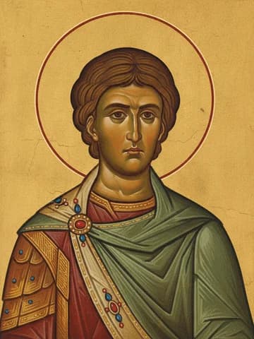 Illustration of Holy Martyr Menas (ca. 304)