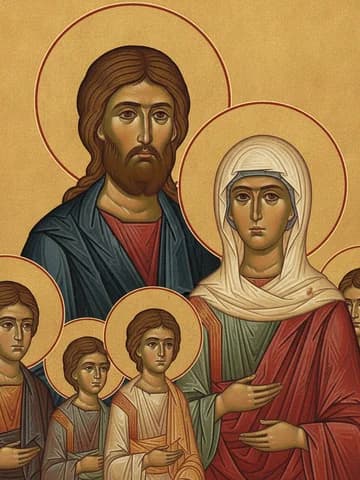 Illustration of Martyrs Terence, Neonila and Children