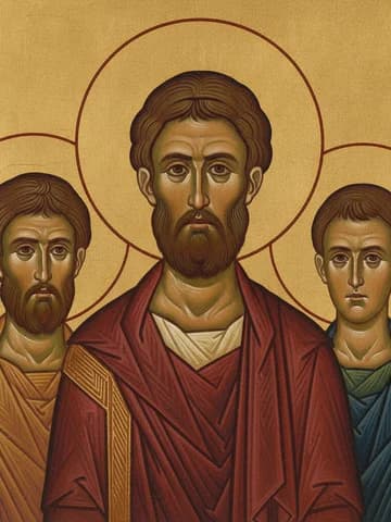 Illustration of Holy Martyrs Thyrsus, Leucis and Callinicus (250)