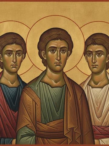 Illustration of Martys Trophimus, Theophilus and Companions