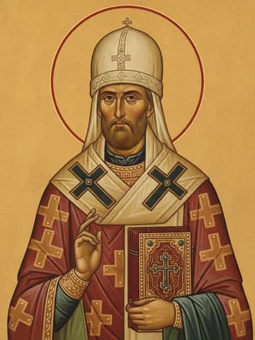 Illustration of New Confessor/Hieromartyr Tikhon, patriarch of Moscow (1925)