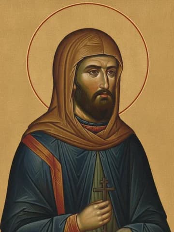 Illustration of New Martyr Athanasius of Thessalonika (1774)