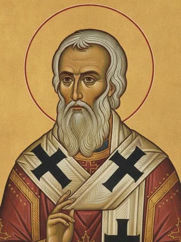 Illustration of Our Father among the Saints Joseph, Archbishop of Thessalonika (833)
