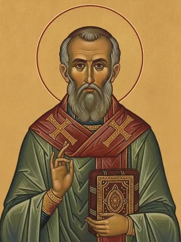 Illustration of Our Father among the Saints Martin, Bishop of Tours (397)