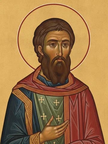 Illustration of Our Holy Father Agapitus of the Kiev Caves (1095)