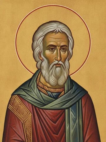 Illustration of Our Holy Father Amphilocus, Bishop of Iconium (395)