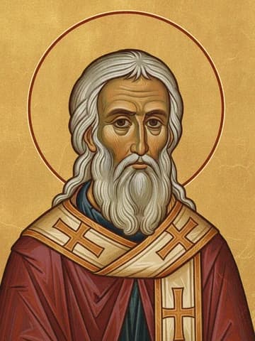 Illustration of Our Holy Father Botolph, Abbot of the Monastery of Ikanhoe (680)