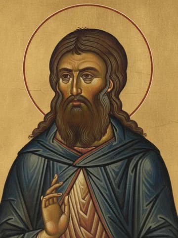 Illustration of Our Holy Father Mark of Trache (ca. 400)