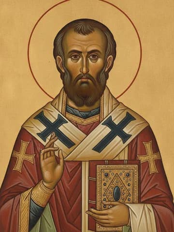 Illustration of Our Holy Father Proclus, Archbishop of Constantinople (447)