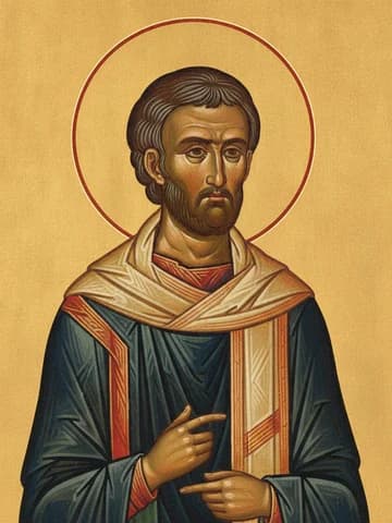 Illustration of Our Holy Father Symeon Stylites (459)