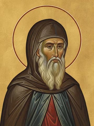 Illustration of Our Holy Father Theodosius the Cenobiarch (519)