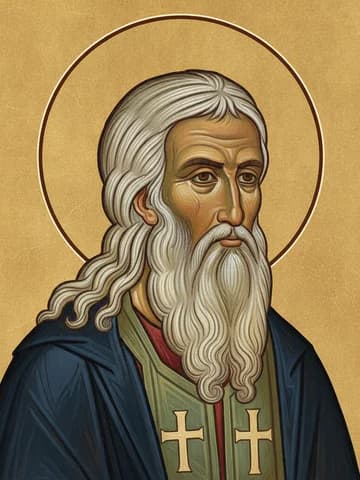 Illustration of Our Venerable Father Euthymius the Great (473)