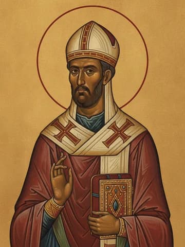 Illustration of Our Venerable Father Frumentius, first Bishop of Ethiopia (4th c.)