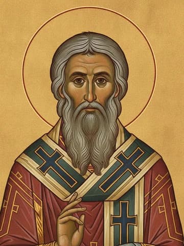 Illustration of Our Venerable Father Paul, Archbishop of Neocaesarea (4th c.)