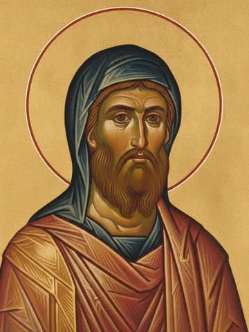 Illustration of Holy Prophet Amos (8th c. BC)