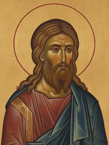 Illustration of Holy Prophet Elisha (Elisseus) (10th c. BC)