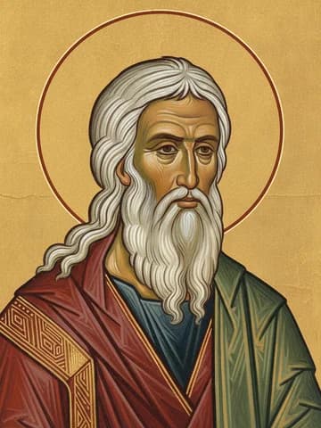 Illustration of Holy Prophet Haggai (ca. 520 BC)