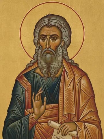 Illustration of Holy Prophet Jeremiah (583 BC)