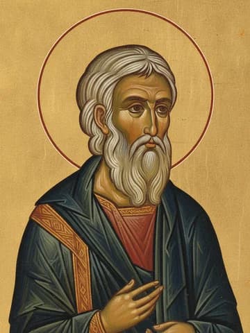 Illustration of Holy Prophet Micah (8th c. BC)