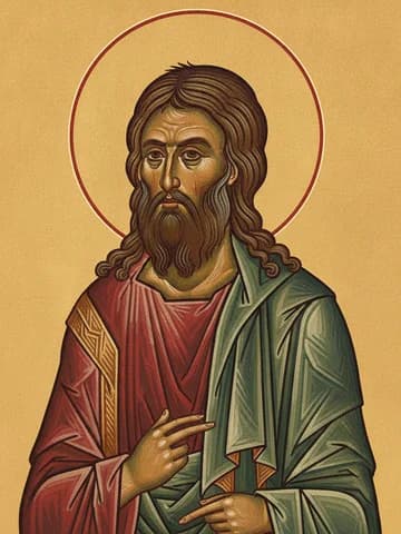 Illustration of Holy Prophet Nahum (7th c. BC)