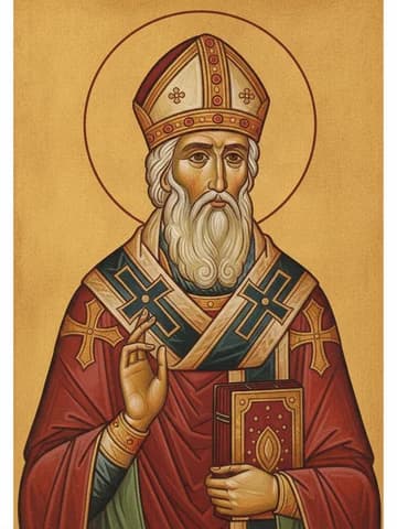 Illustration of Saint Celestine, Pope of Rome (432)