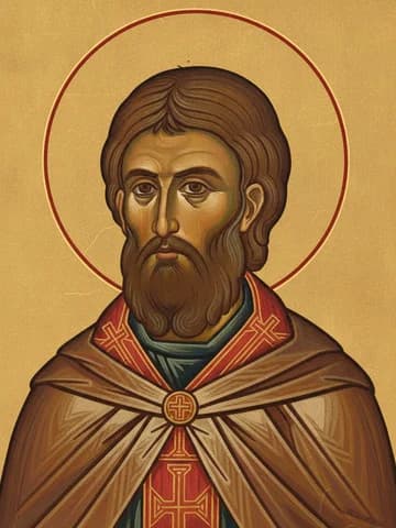 Illustration of Saint Nikon the Dry of the Kiev Caves (1101)