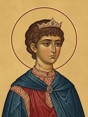 Illustration of Slain Crown Prince Dimitry of Moscow
