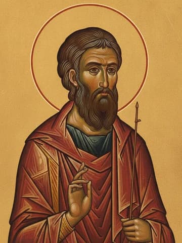 Illustration of St Chariton the Confessor of Palestine (350)