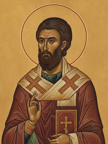Illustration of St Cyril, archbishop of Alexandria (444)