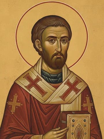 Illustration of St Dimitri (Demetrius) of Rostov (1709)