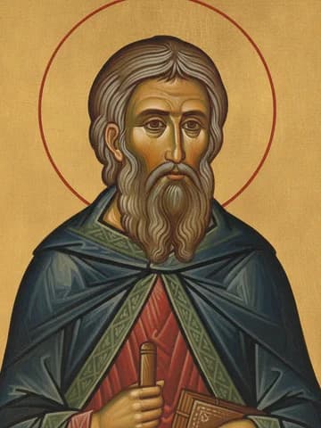 Illustration of St Finian of Clonard (549)