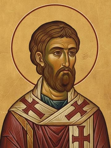 Illustration of Our Venerable Father Gregory the Wonderworker, Bishop of Neocaesarea (ca. 275)