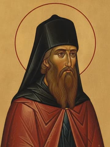 Illustration of St Herman, Wonderworker of Alaska (1836)