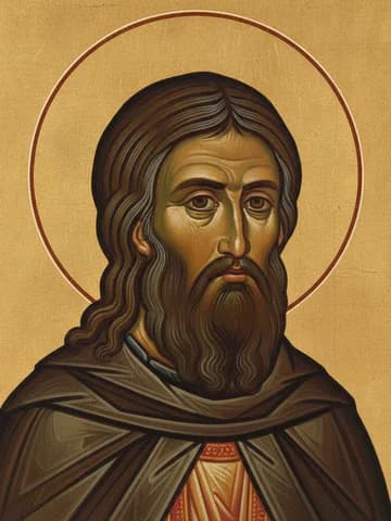 Illustration of St Laurence, Recluse of the Kiev Caves