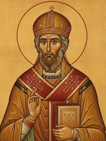 Illustration of St Leo the Great, pope of Rome(461)