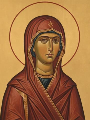 Illustration of St Mary of Palestine (6th c.)