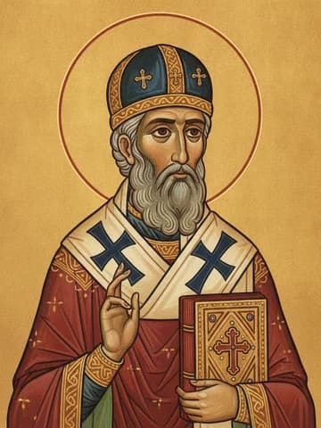 Illustration of St Meletios, archbishop of Antioch (381)