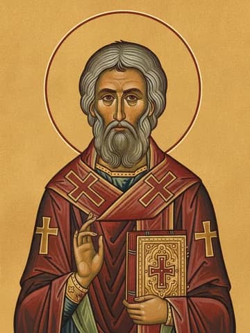 Illustration of St Methodius, Enlightener of the Slavs