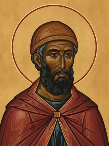 Illustration of St Moses of Ethiopia (400)