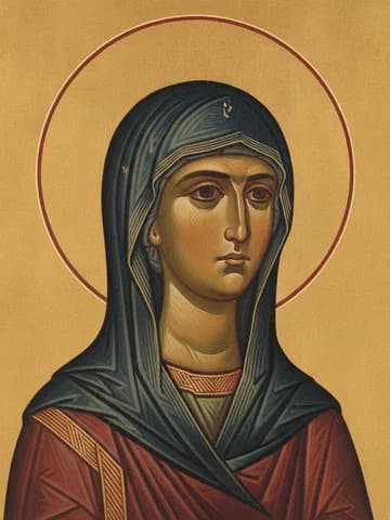 Illustration of Saint Nina, Equal to the Apostles and Enlightener of Georgia (335)