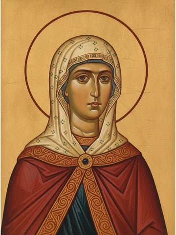 Illustration of St Placilla the Empress (385 or 386)