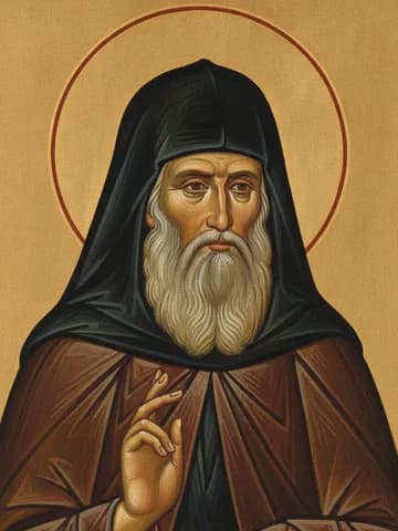 Illustration of St Seraphim of Sarov (1833)