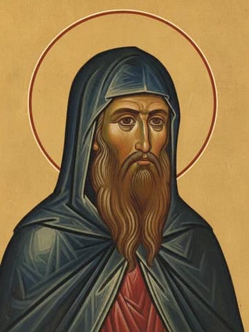 Illustration of St Simeon the Elder of Mount Sinai