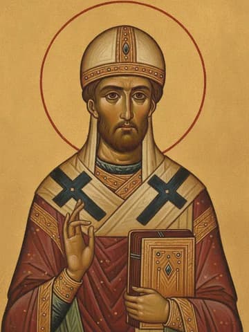 Illustration of St Stephen,Bishop of Perm (1396)
