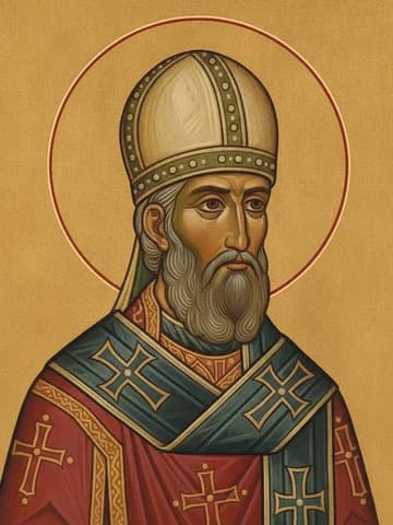 Illustration of St Sylvester, Pope of Rome (335)