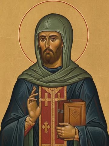 Illustration of St Symeon the New Theologian (1022)