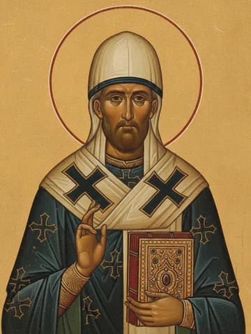 Illustration of St Theognostus, Metropolitan of Kiev (1353)
