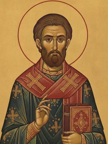 Illustration of St Theophylactus, bishop of Nicomedia (845)